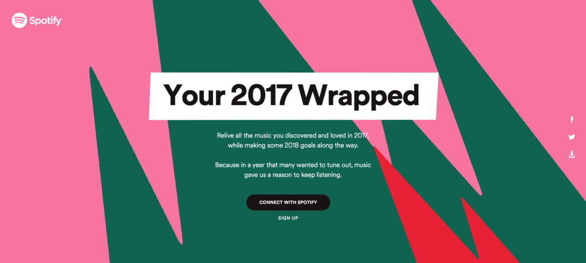 Spotify 2017 Wrapped