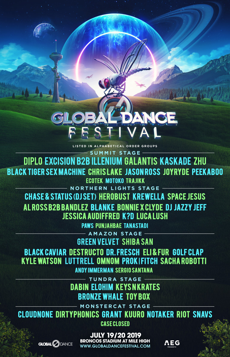 Global Dance Festival 2019 Lineup