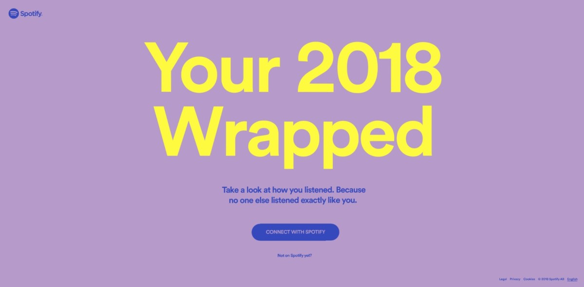 Spotify 2018 Wrapped