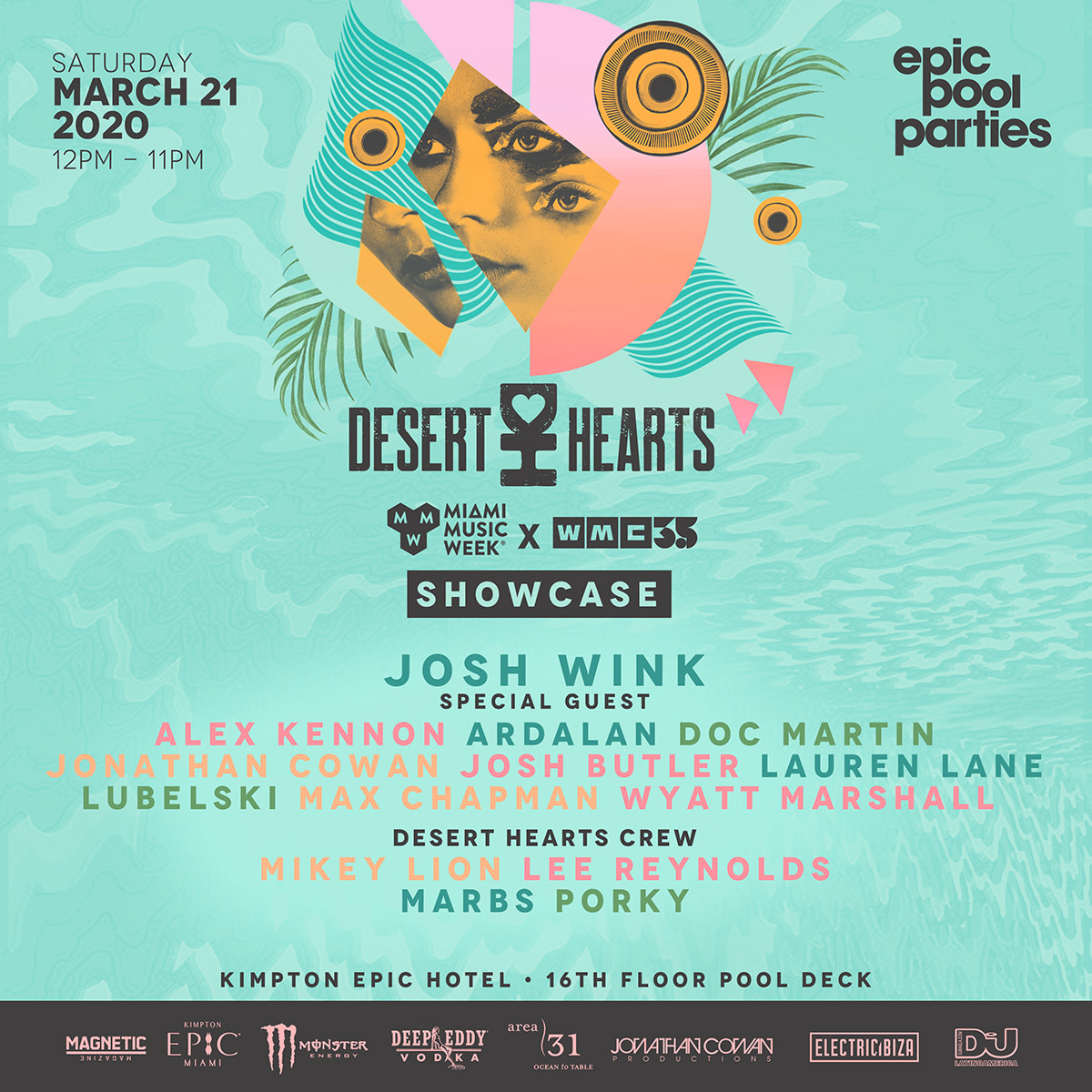 Desert Hearts 2020 Epic Pool Parties