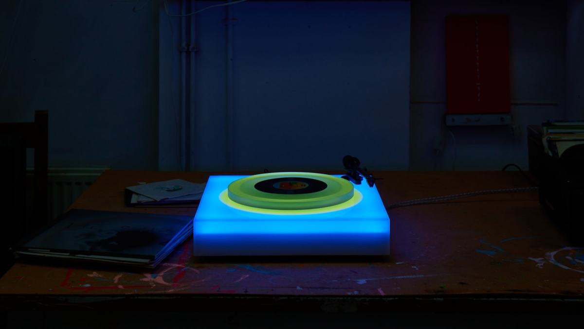 Brian Eno Paul Stolper Gallery Light Up Turntable