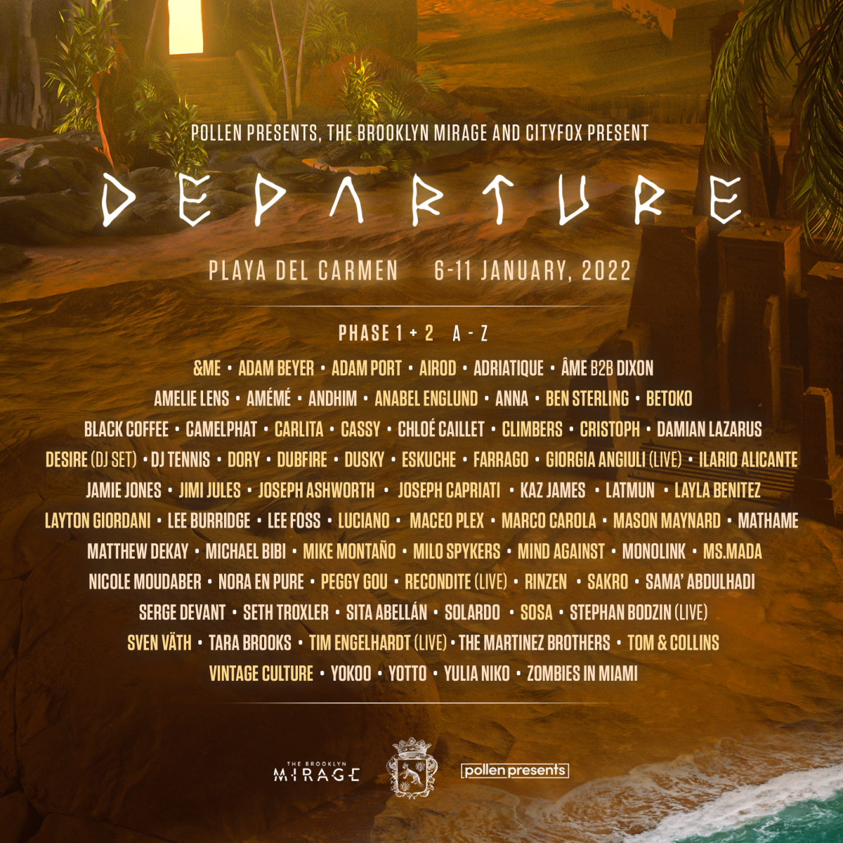 Departure Festival lineup 