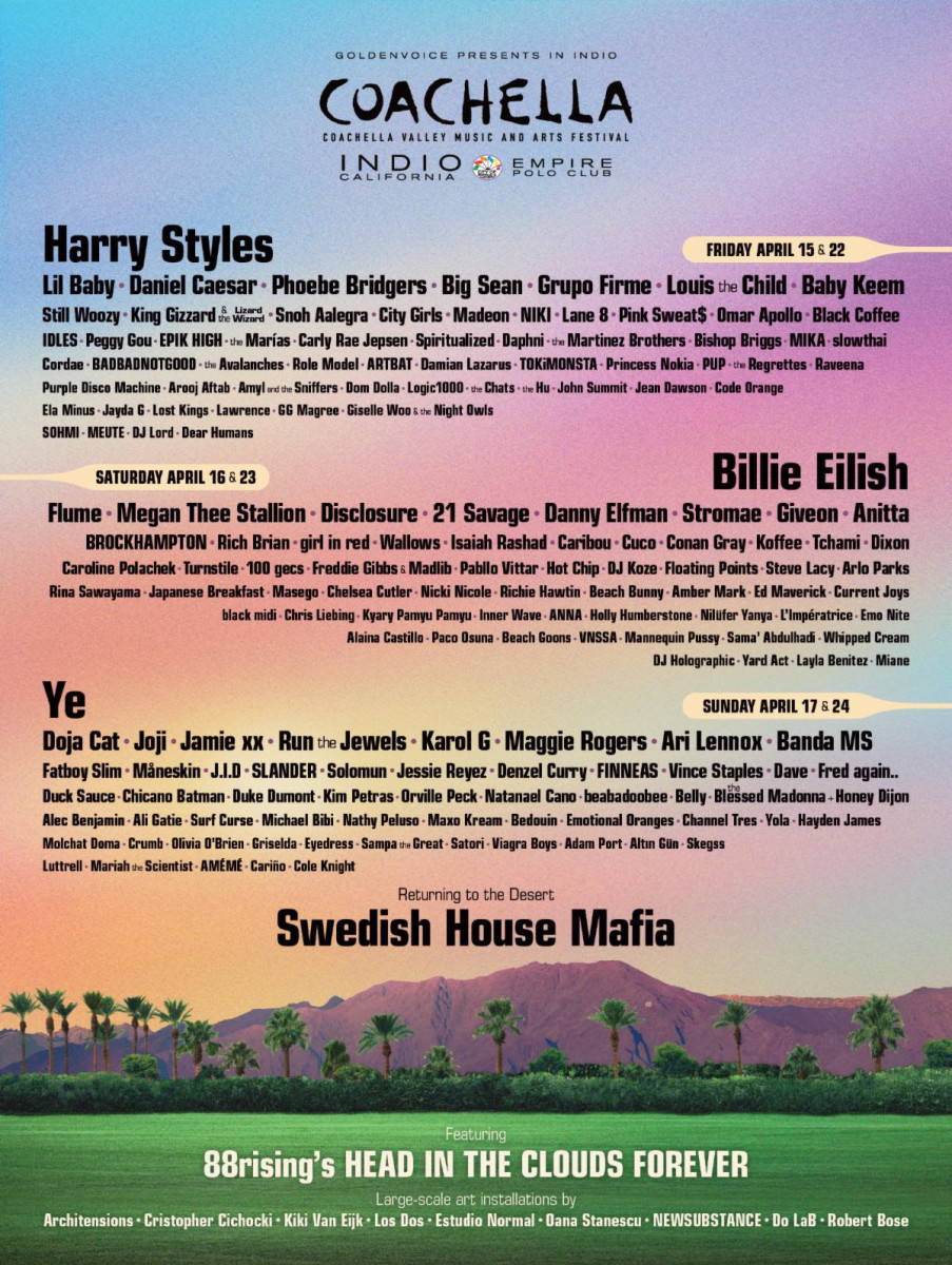 Coachella 2022 Lineup