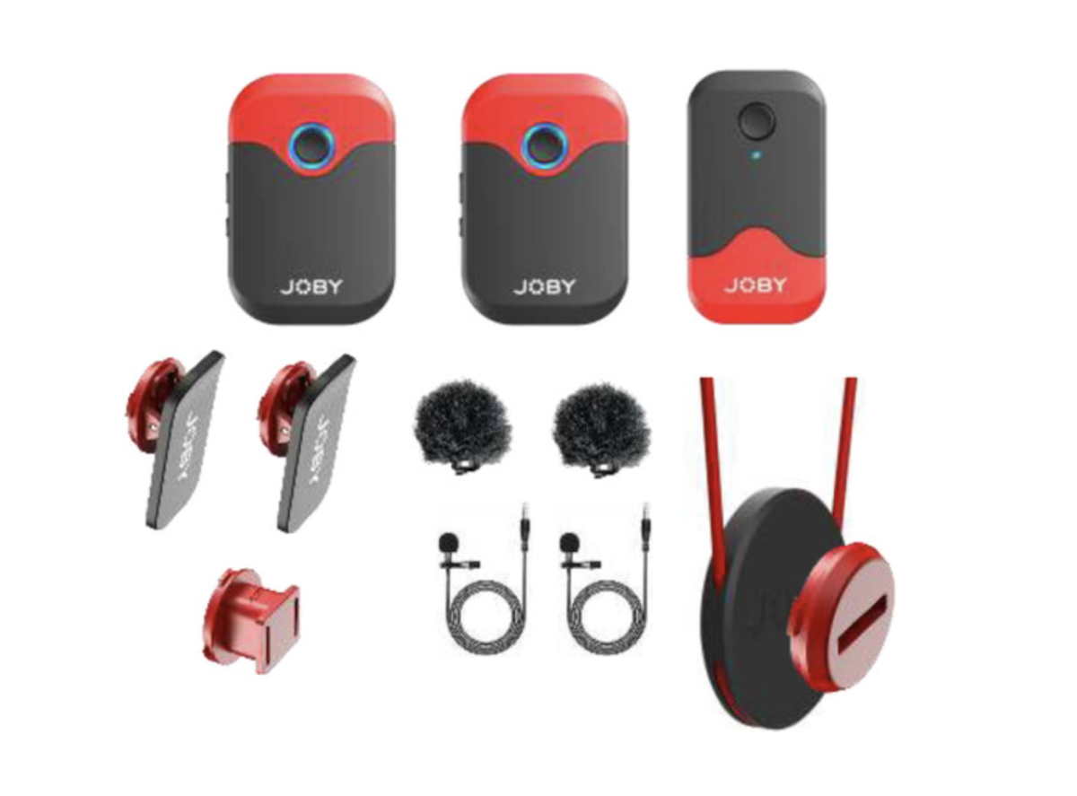 The VERY well equipped Joby WAVO Air wireless mic system